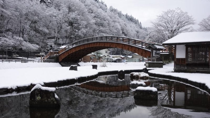 奈良井　木曽の大橋
