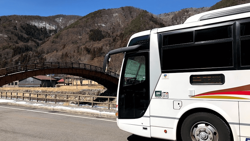 奈良井宿 高速バス